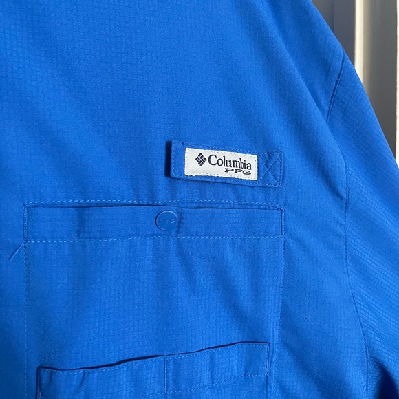 3 Blue Columbia Sportswear PFG long sleeve XL shirts - Picture 5 of 6